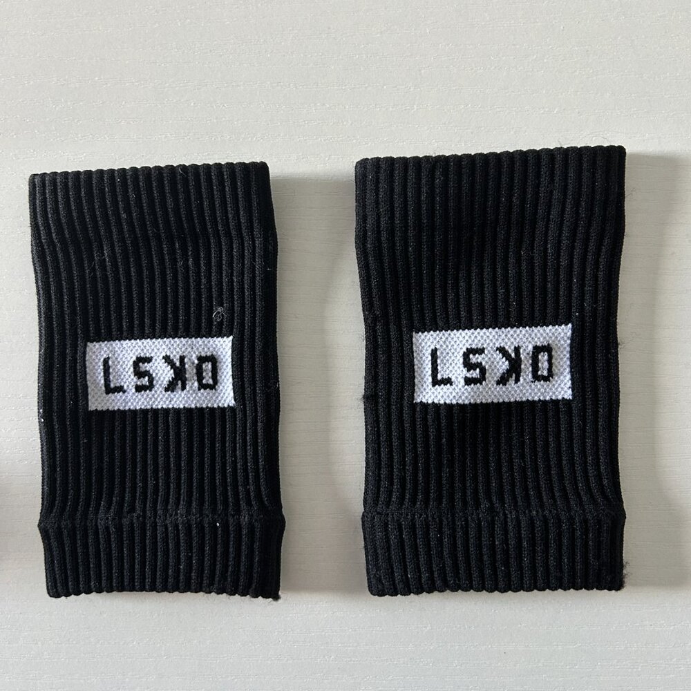 LSKD Wristbands (One Set of 2 bands), black.